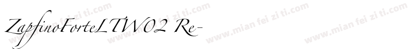 ZapfinoForteLTW02 Re字体转换
